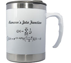 IMS White Mug (The Riemann Zeta Function, 12oz)<br />
Price: $15