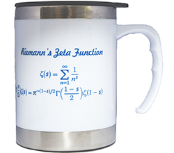 IMS White Mug (The Riemann Zeta Function, 12oz)<br />
Price: $15