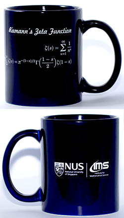 
IMS Blue Mug (The Riemann Zeta Function, 12oz)<br />
Price: $15